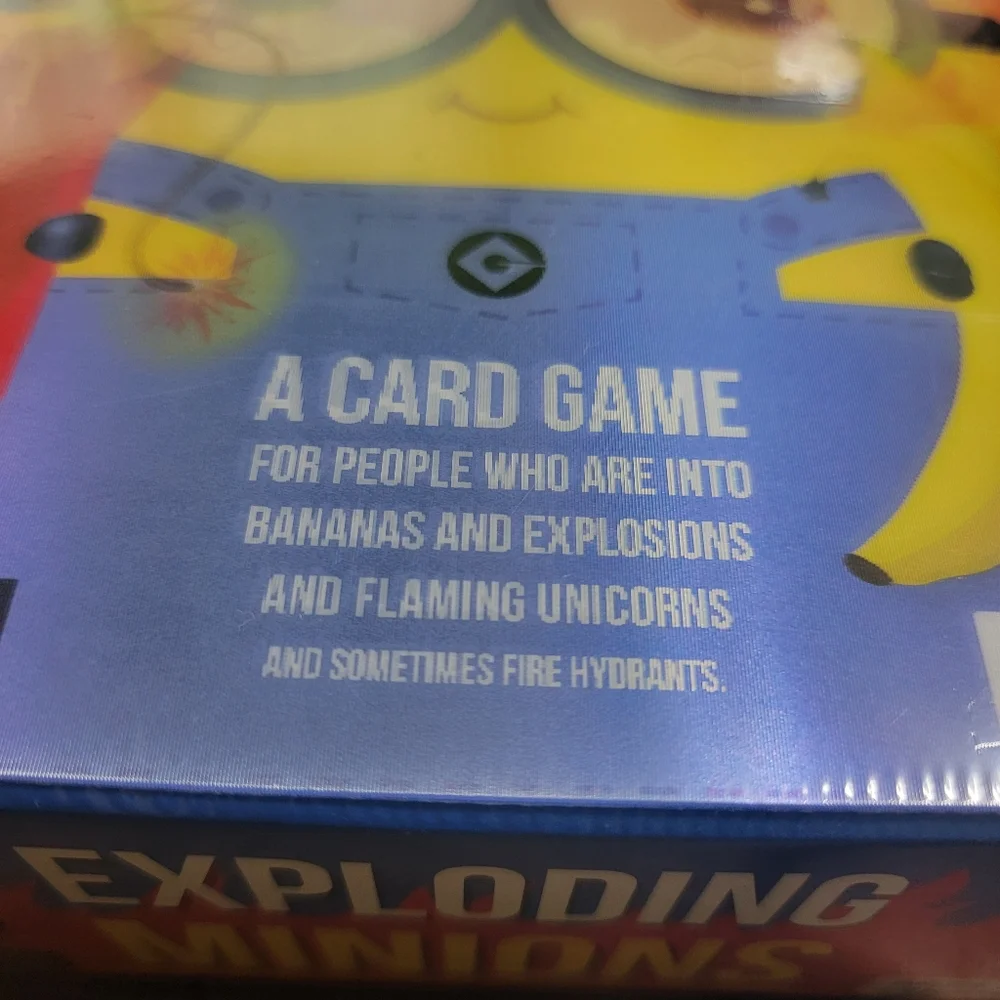 💚 Exploding Minions, A‎ Card Game, Ages 7+, 2-5 Players, Sealed